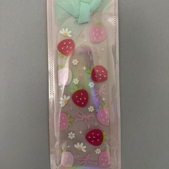 NEW Acrylic Strawberry Bookmark - Picture 3 of 5